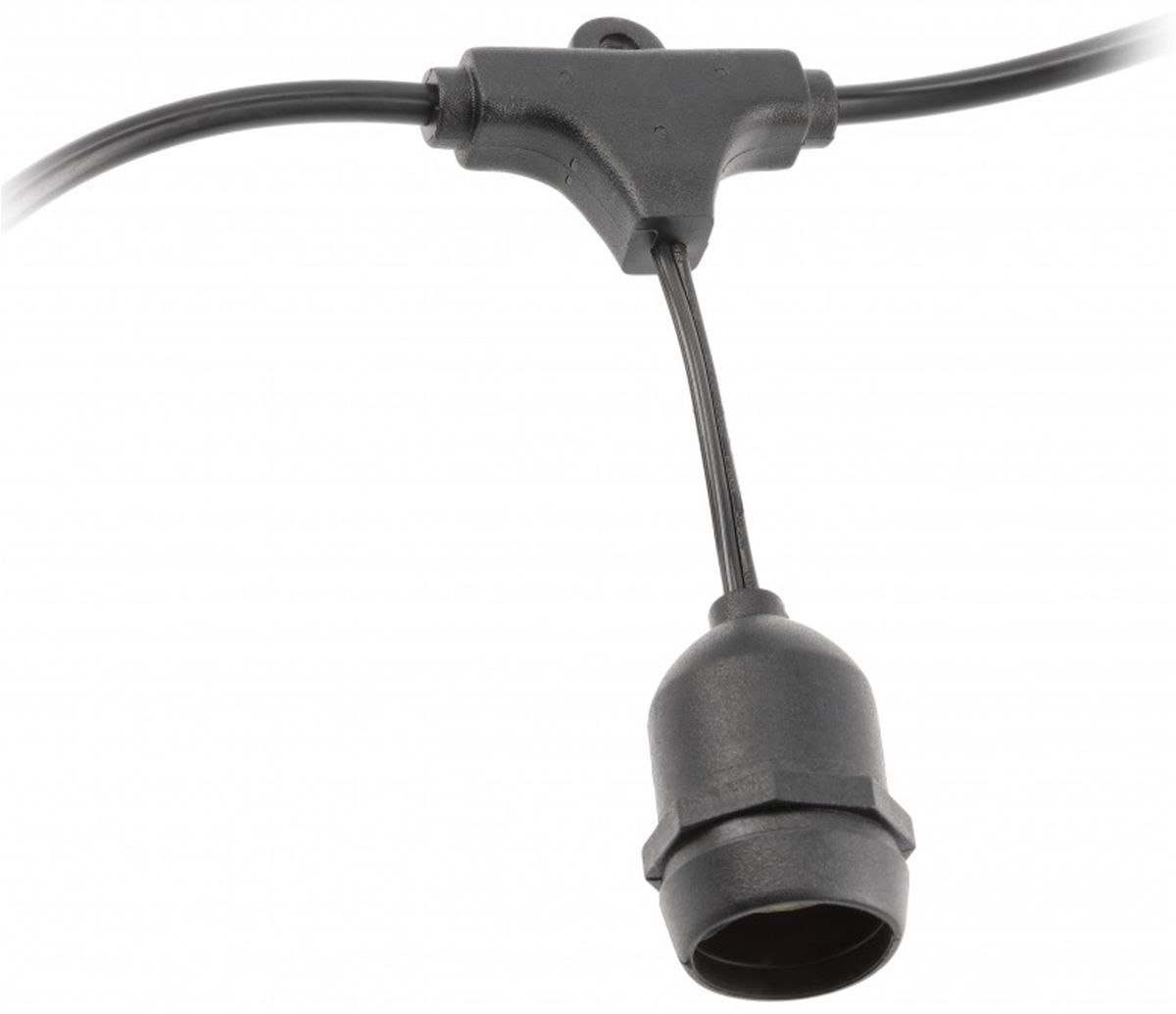 GTV ghirlanda esterna x10 W nero AE-GIR10-10