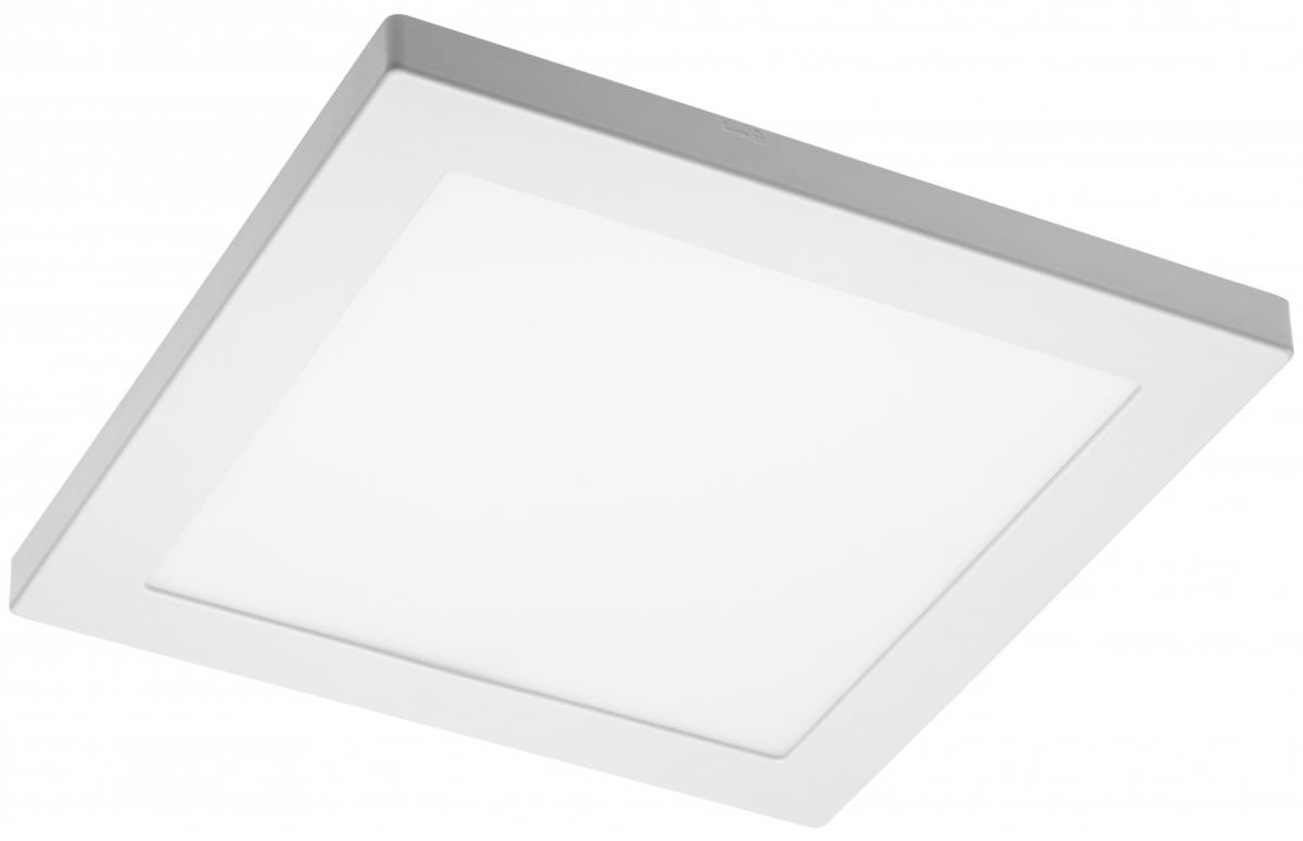 GTV Moza plafoniera 1x18 W bianco LD-MZ18WKW-NB