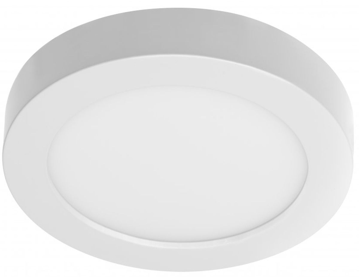GTV Bolero plafoniera 1x18 W bianco LD-BLROK18W-61