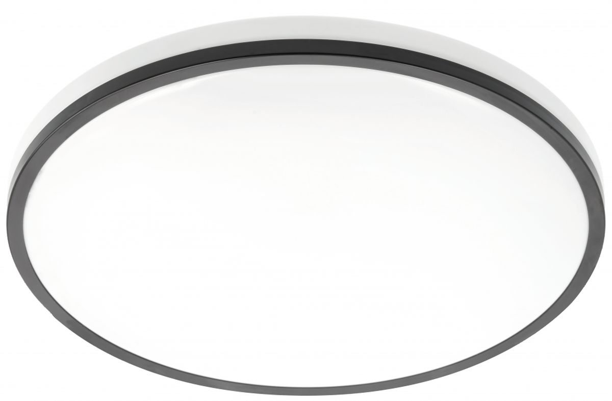 GTV Tula plafoniera 1x24 W bianco-nero LD-TUL24W-NW-00