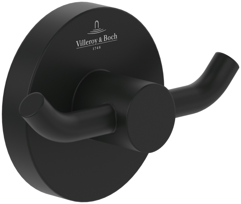 Villeroy & Boch Elements Tender portasciugamani nero TVA151012000K5