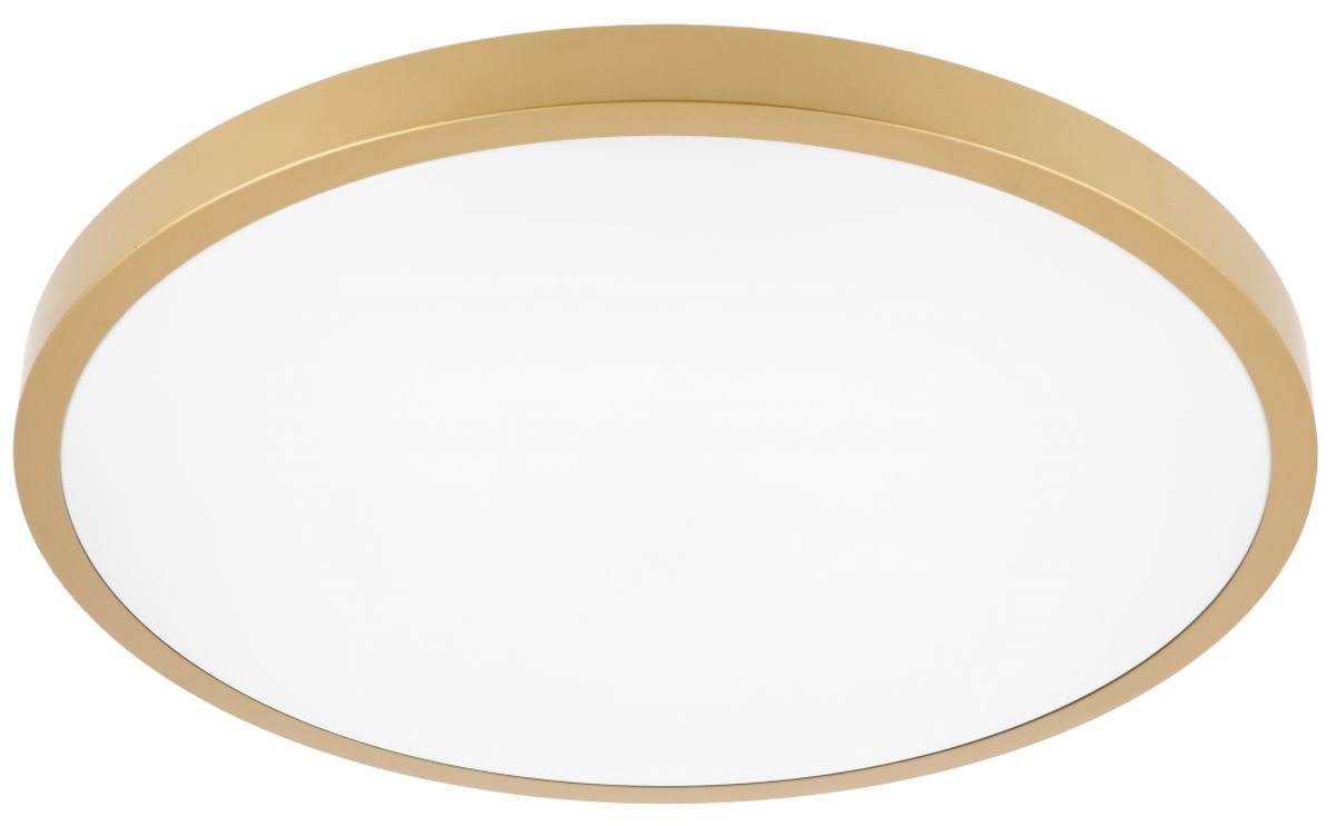GTV Atol plafoniera 1x32 W bianco-oro LD-ATOL32W-NW-40