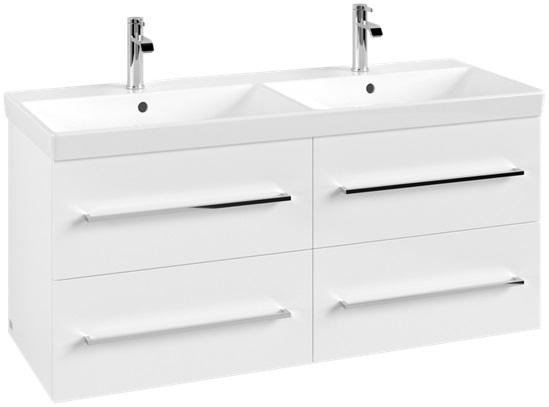 Villeroy & Boch Avento armadietto 118x45.2x51.4 cm sottolavabo sospeso bianco A89300VE