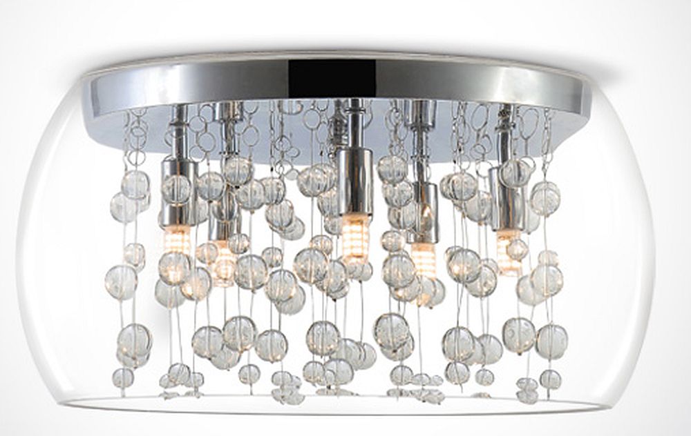 One Light Fotoni lampada da soffitto 5x9 W cromo 62166B