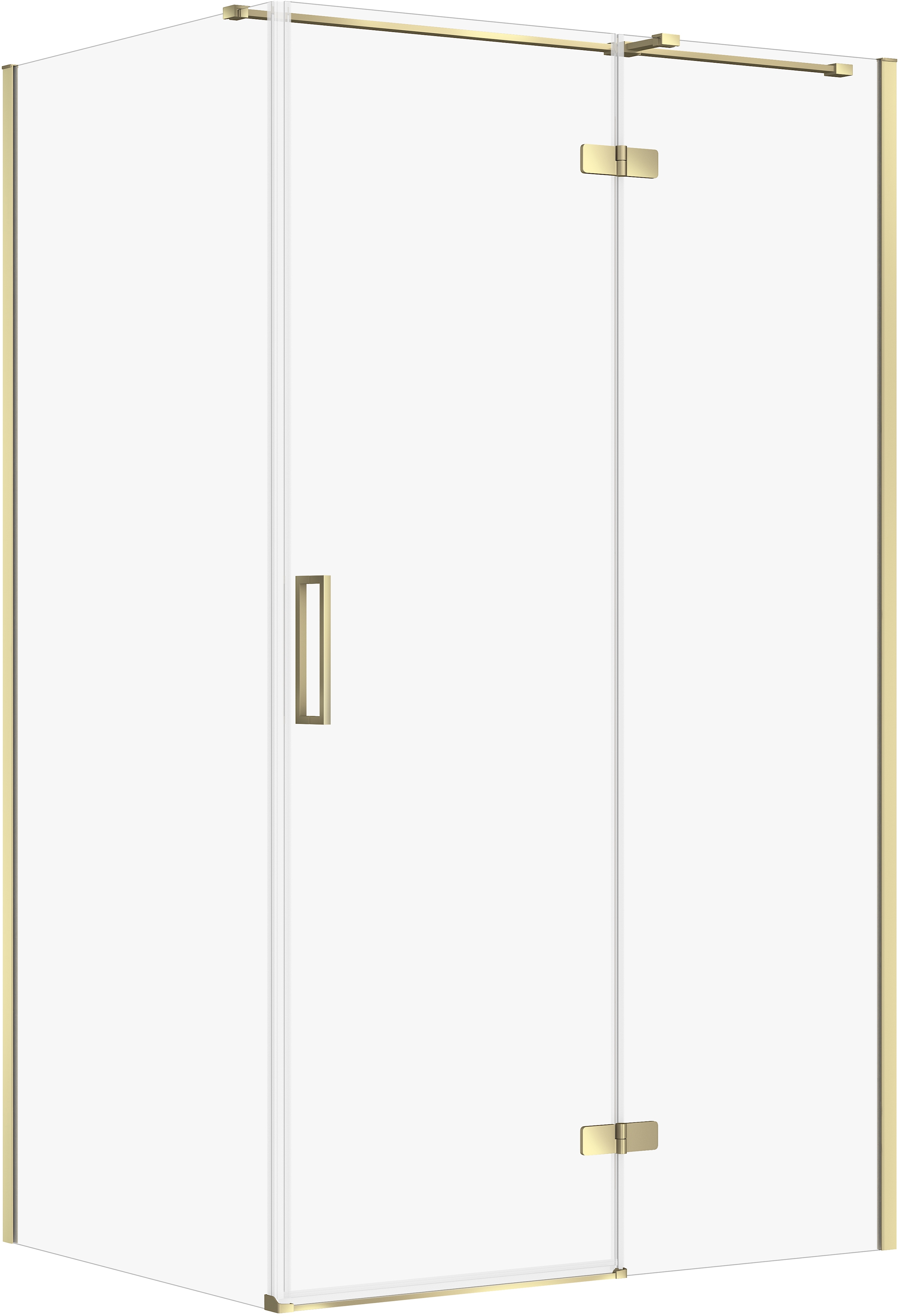 Cersanit City box doccia 120x90 cm rettangolare oro lucida/vetro trasparente S584-092
