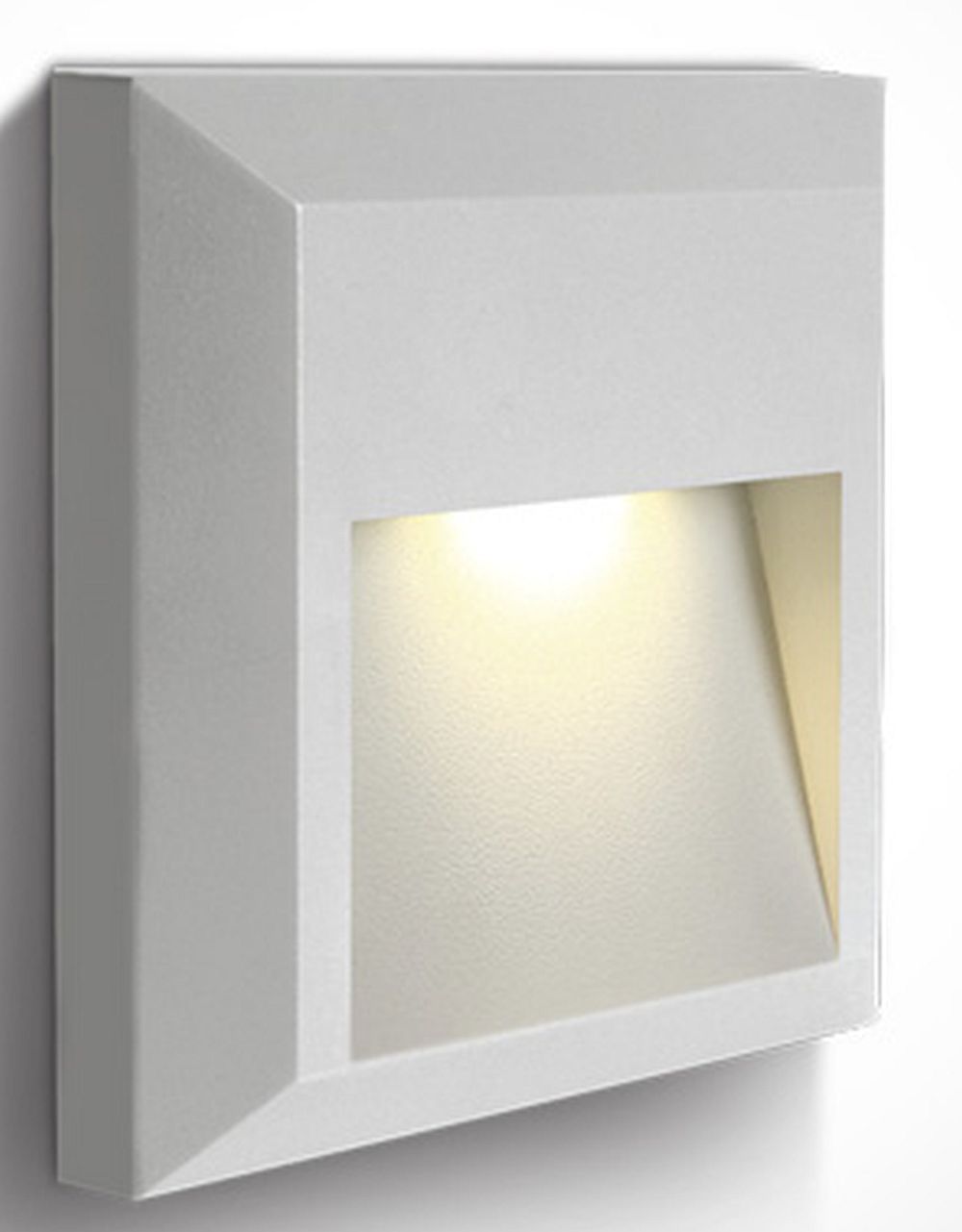 One Light Kesario lampada da parete per esterni 1x2 W bianco 67388B/W/W