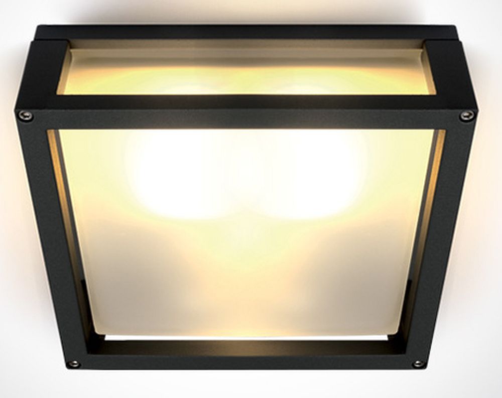 One Light Psofida S plafoniera per esterni 2x12 W nero 67420B/B