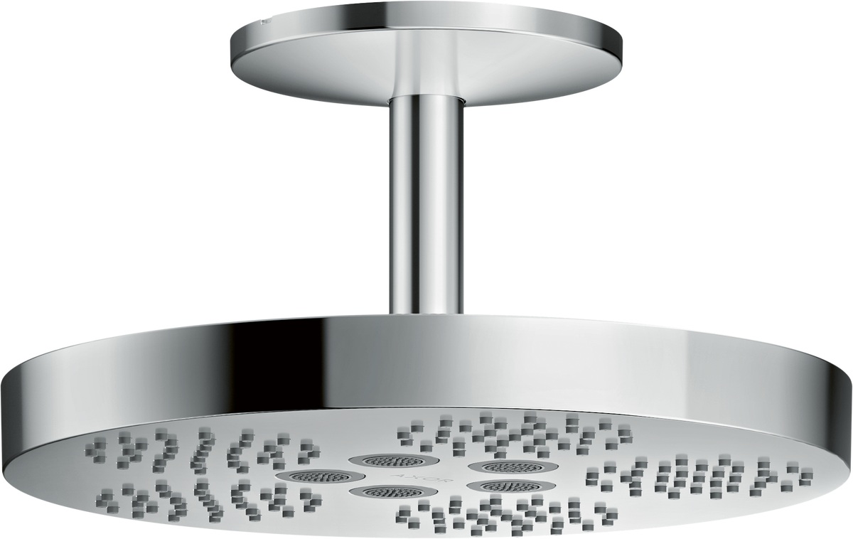 Axor One soffione doccia con braccio 28.2x28.2 cm rotonda cromo 48493000