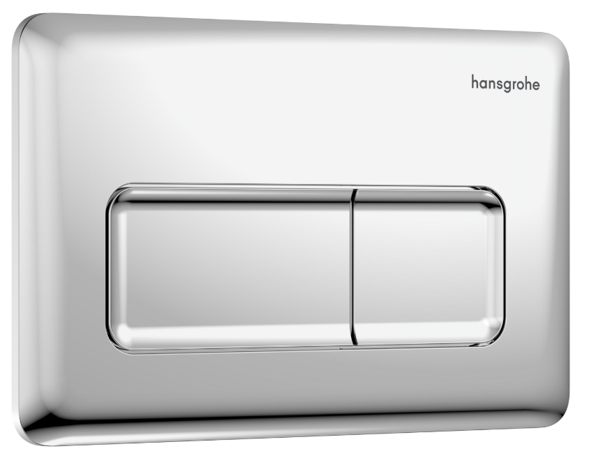 Hansgrohe iFrame Original Q placca di comando per WC cromo lucido 66001000