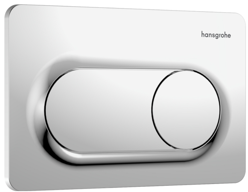 Hansgrohe iFrame Original S placca di comando per WC cromo lucido 66002000
