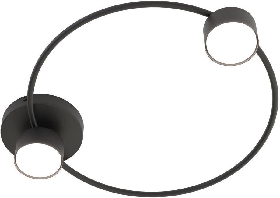 Emibig Lucio lampada da soffitto 2x12 W nero 1450/2