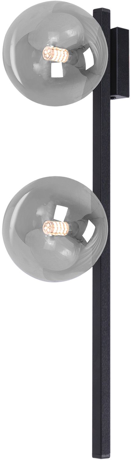 Kaja Paxi lampada da parete 2x10 W nero-grafite K-5468