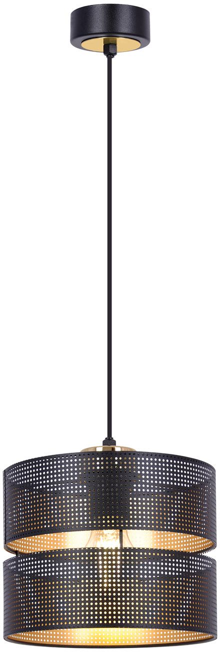 Kaja Malavi lampada sospesa 1x15 W nero-oro K-5500