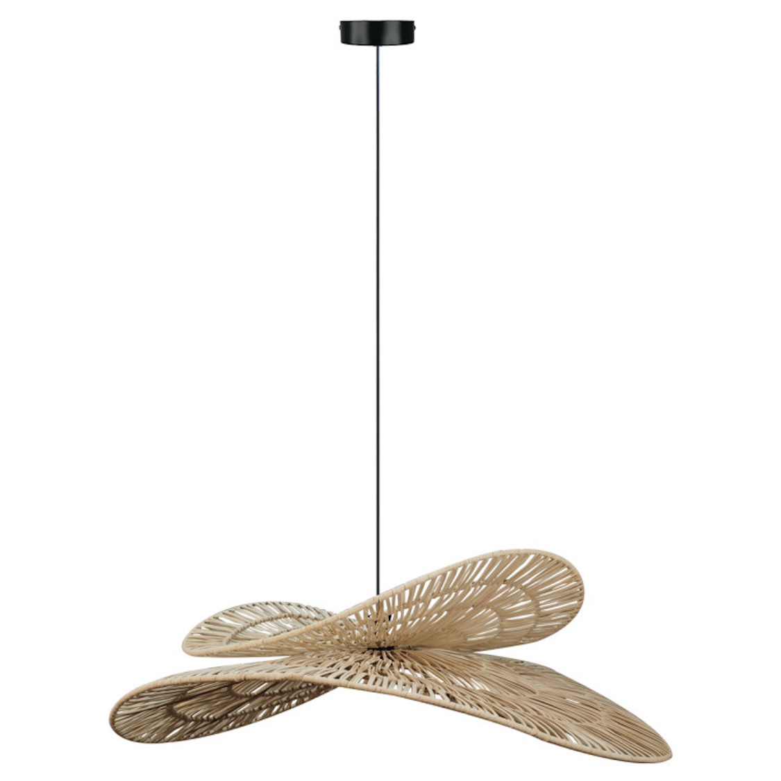 Light Prestige Raya lampada sospesa 1x15 W rattan LP-2704/1P NT