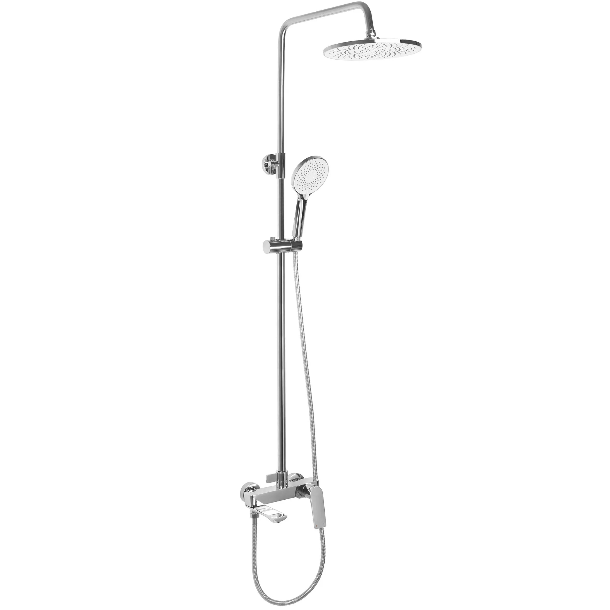 Rea Avalon set per vasca e doccia a parete con soffione cromo REA-P8699