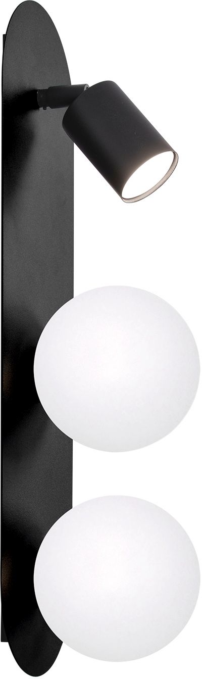 Kaja Aries lampada da parete 3x10 W bianco-nero K-5481