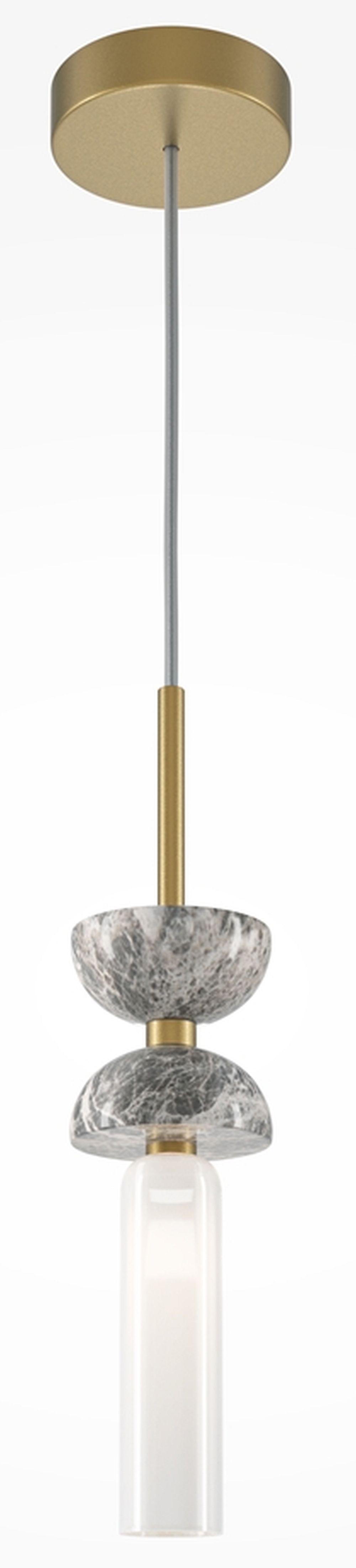 Maytoni Kyoto lampada sospesa 1x28 W grigio/cenere MOD178PL-01GR