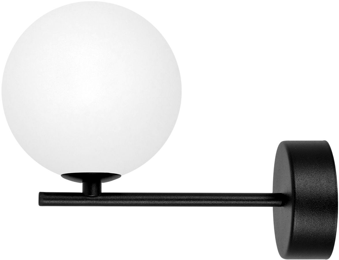 Kaja Aspen lampada da parete 1x10 W bianco-nero K-5553