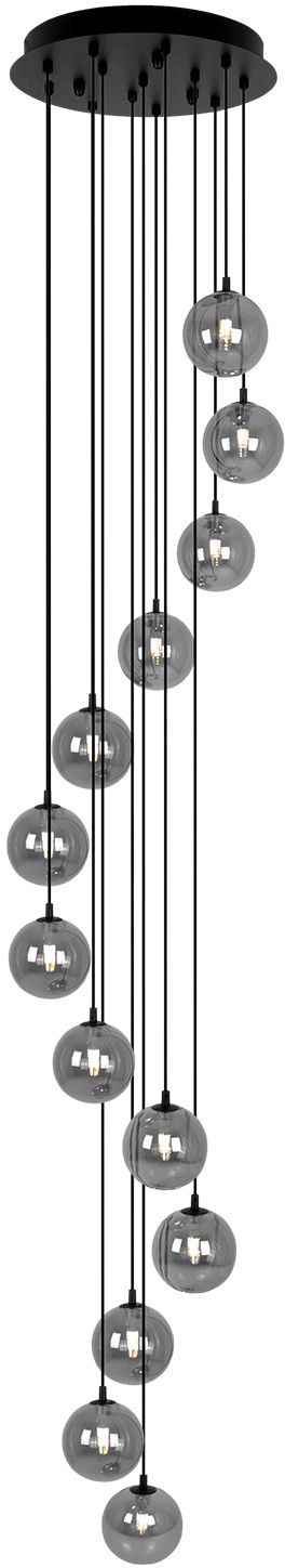 Kaja Dori lampada sospesa x10 W nero-grafite KP-30
