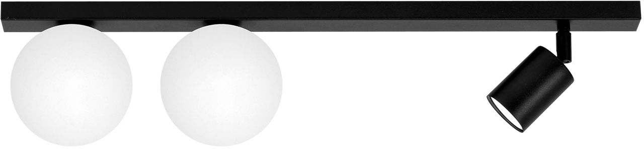 Kaja Swing lampada da soffitto 3x10 W bianco-nero K-5490