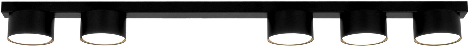 Kaja Cruz lampada da soffitto 5x10 W nero K-5533