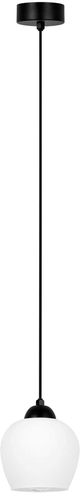 Kaja Abro lampada sospesa 1x15 W bianco-nero K-5600