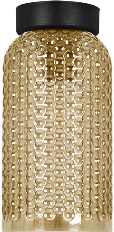 Kaja Capri lampada da soffitto 1x15 W nero-ambra K-5623