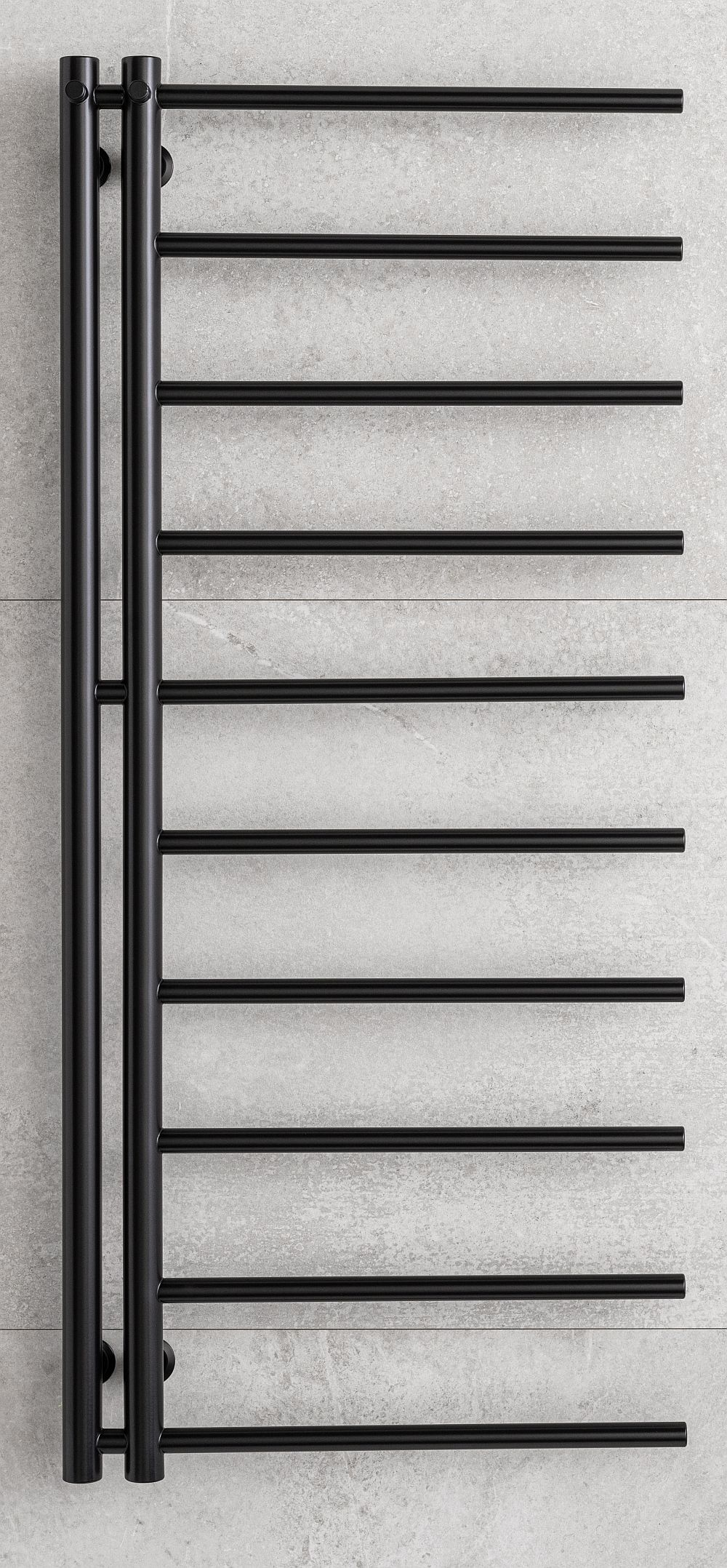 P.M.H. Apollo radiatore da bagno a scaletta 114x50 cm nero AP1B