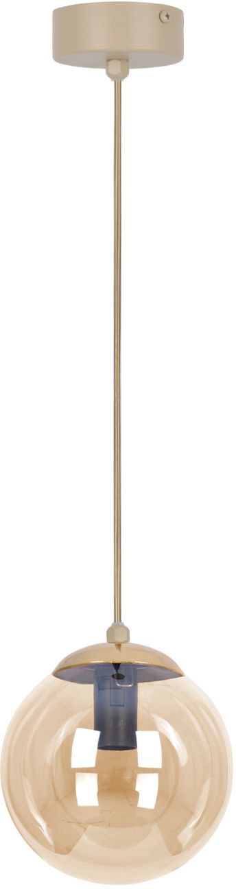 Kaja Felix lampada sospesa 1x10 W ambra-beige K-5780