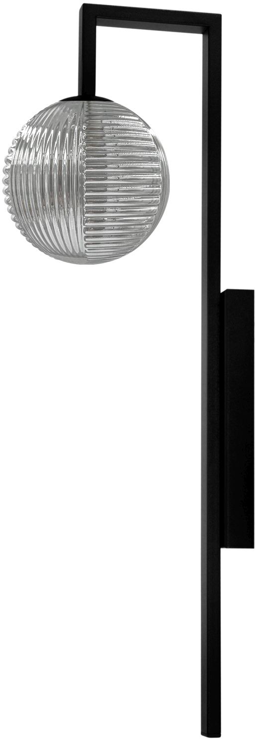Kaja Tores lampada da parete 1x10 W nero-grafite K-5773