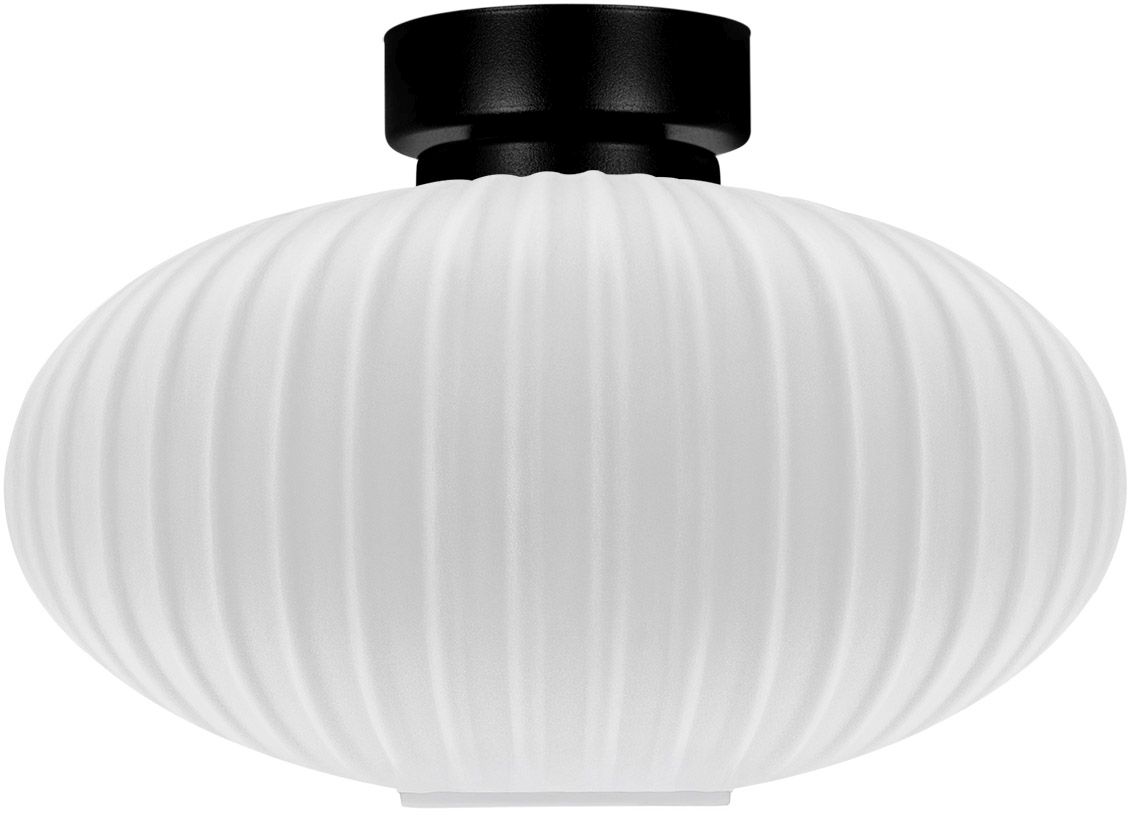 Kaja Peso lampada da soffitto 1x15 W bianco-nero K-5671