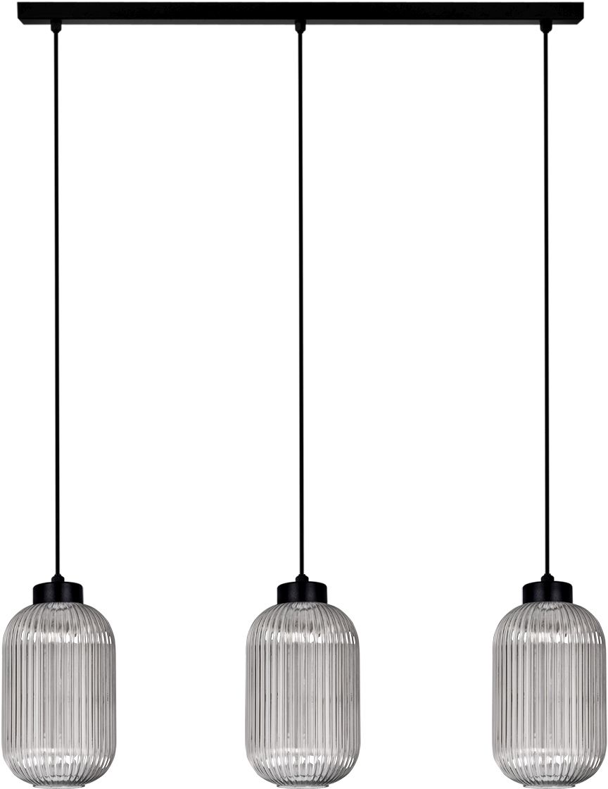 Kaja Silva lampada sospesa 3x15 W nero-grafite K-5754
