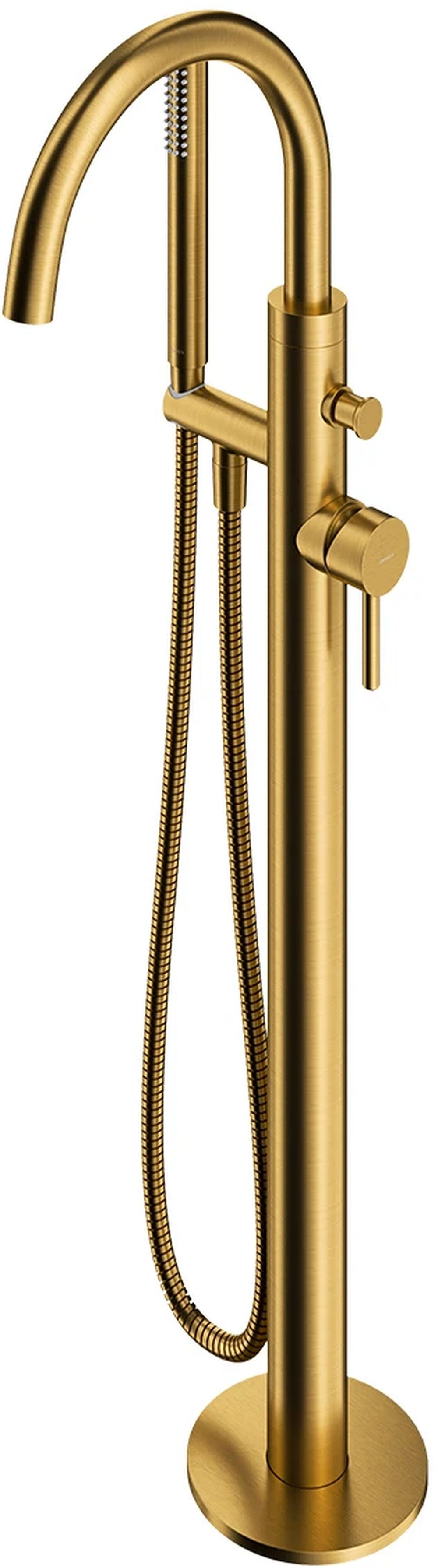 Omnires Y rubinetto per vasca e doccia a terra oro Y1233-SGLB