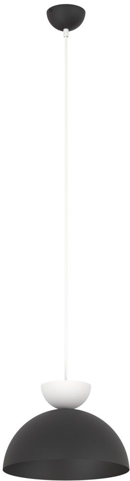 Emibig Lunaro lampada sospesa 1x12 W bianco-nero 1472/1L