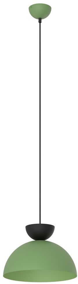 Emibig Lunaro lampada sospesa 1x12 W nero-verde 1473/1L