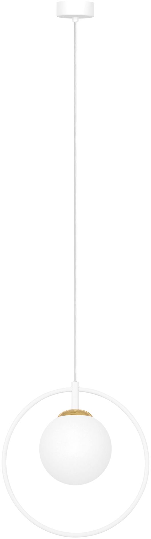 Kaja Malta lampada sospesa 1x10 W bianco-oro K-5473