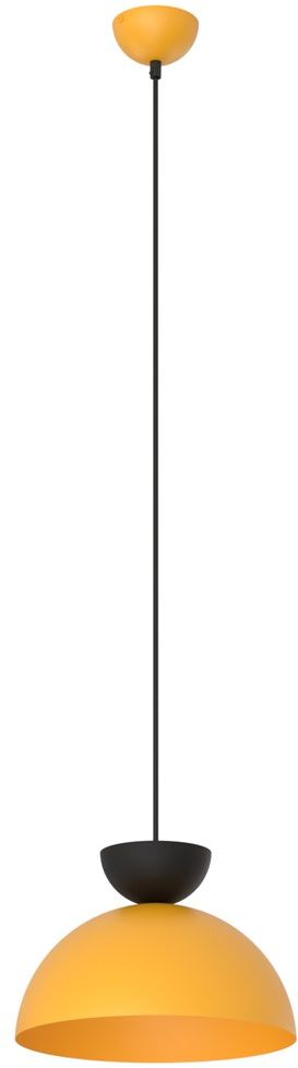 Emibig Lunaro lampada sospesa 1x12 W nero-giallo 1474/1L