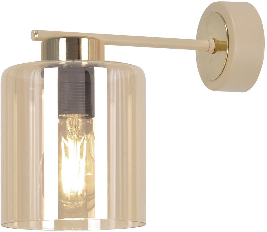 Kaja Vanes lampada da parete 1x15 W oro -ambra-beige K-5813