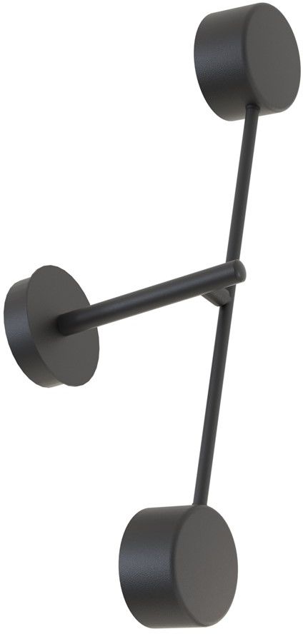 Emibig Natsu lampada da parete 2x12 W nero 1444/K2
