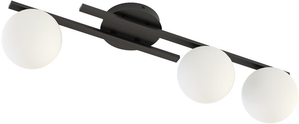Emibig Kairo lampada da soffitto 3x10 W opale 1446/3