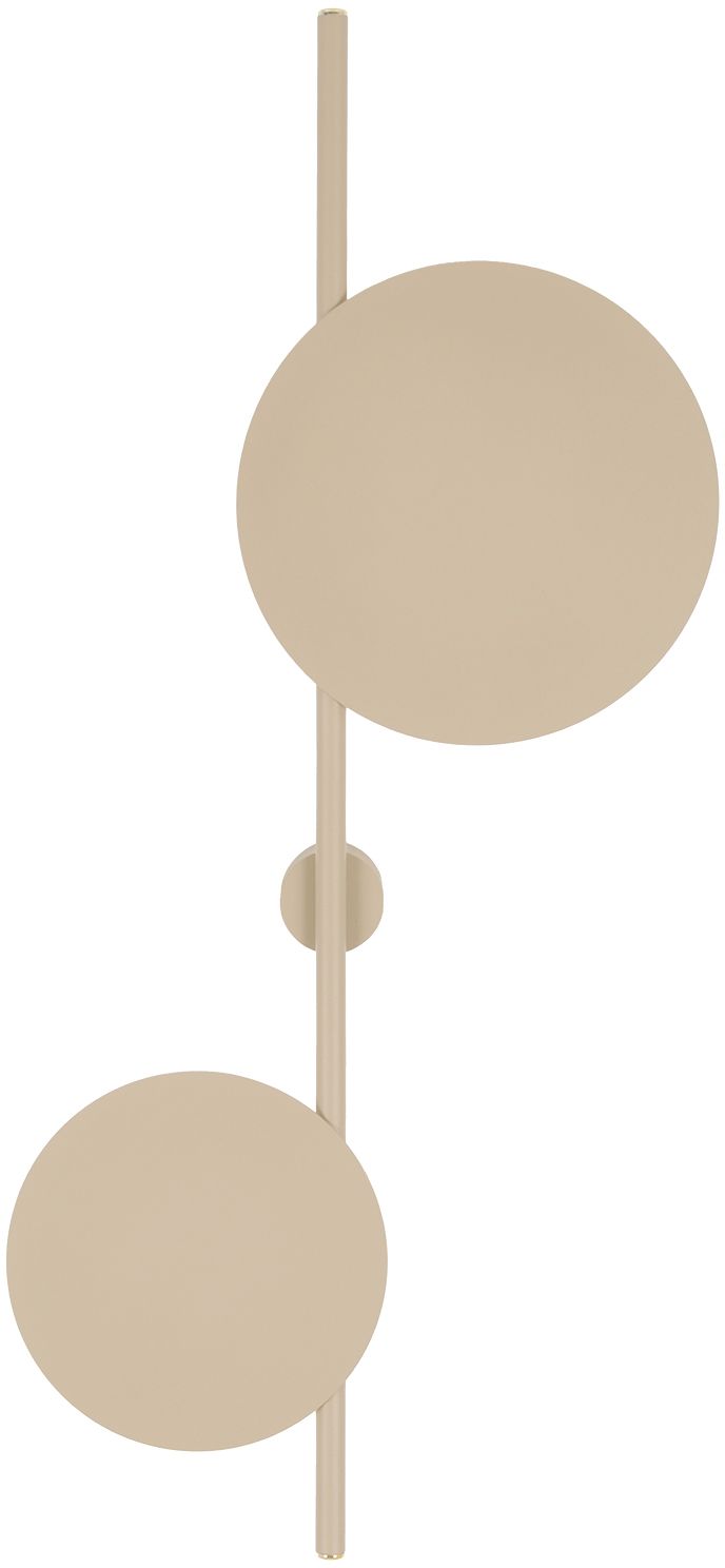 Kaja Talar lampada da parete 2x10 W beige K-5804