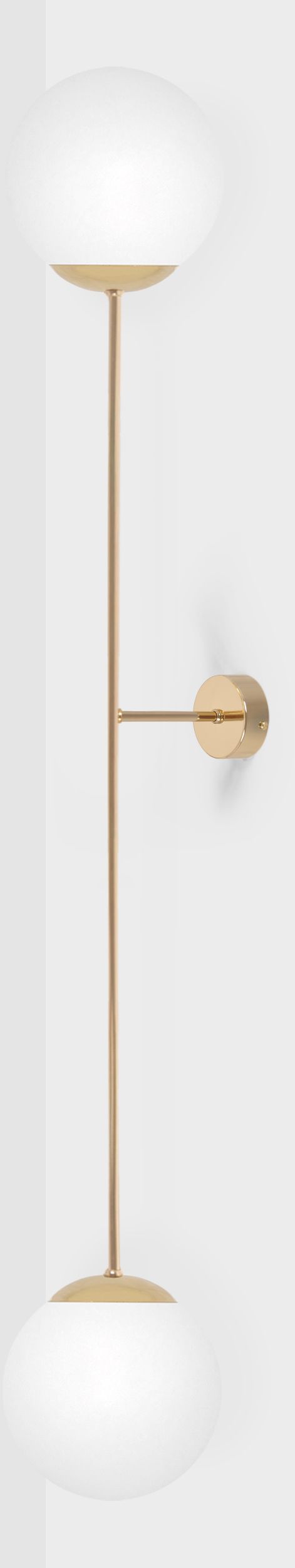 Kaja Lumia lampada da parete 2x15 W bianco-oro K-5407