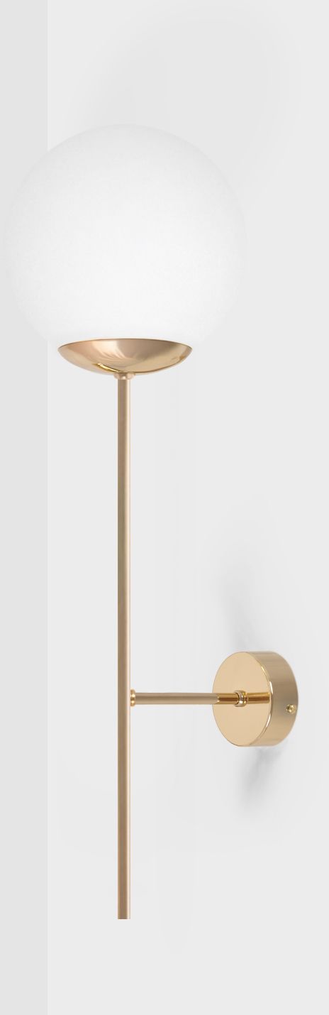 Kaja Lumia lampada da parete 1x15 W bianco-oro K-5406