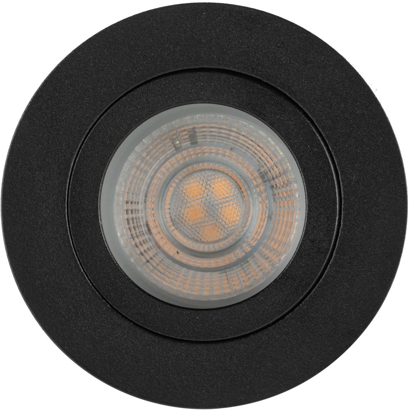 TK Lighting Aura lampada da incasso 1x10 W nero 10571