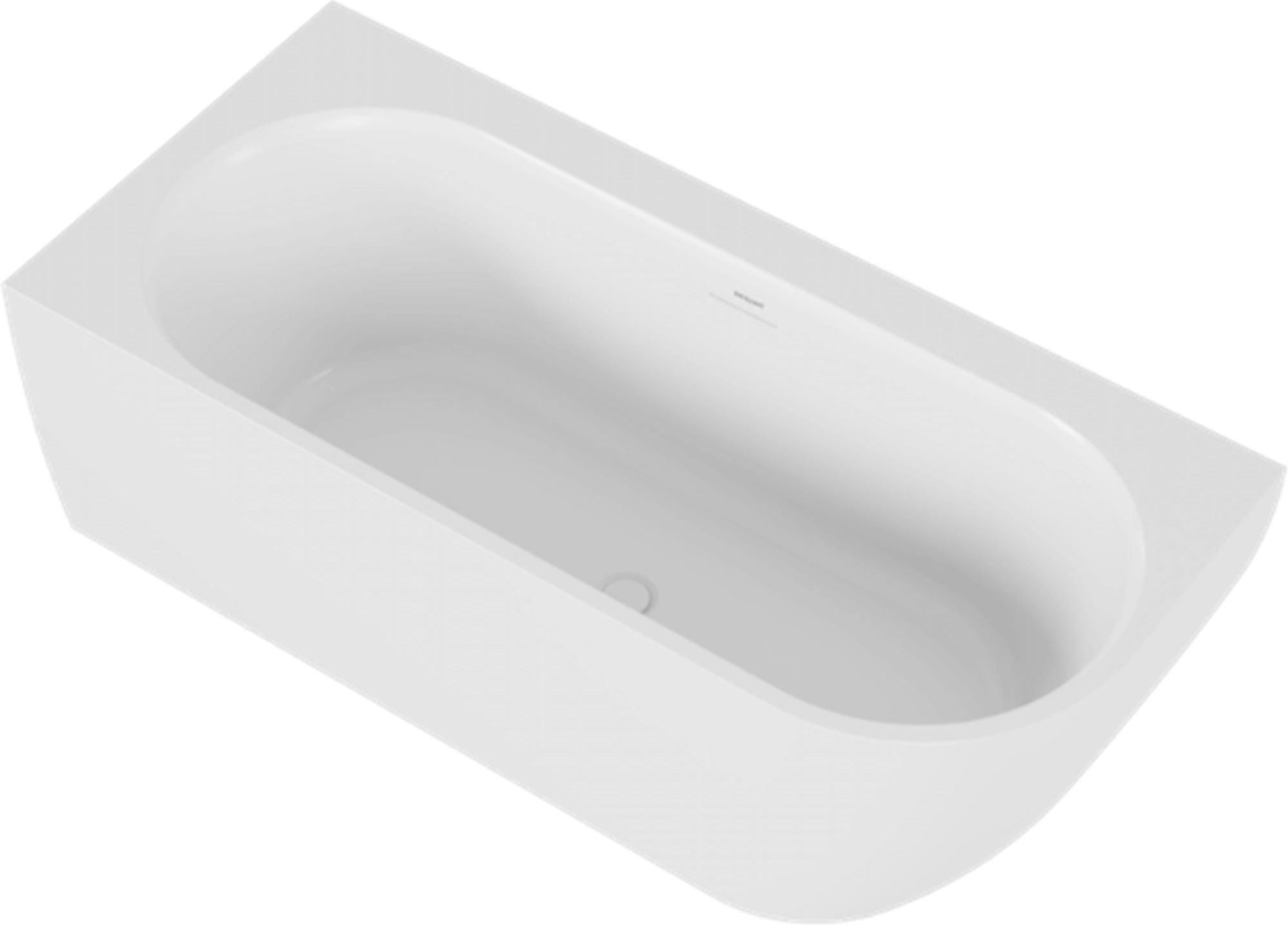 Excellent Oceana 2.0 vasca da bagno angolare 165x75 cm ovale bianco WAEX.OCE2.165NL.WH