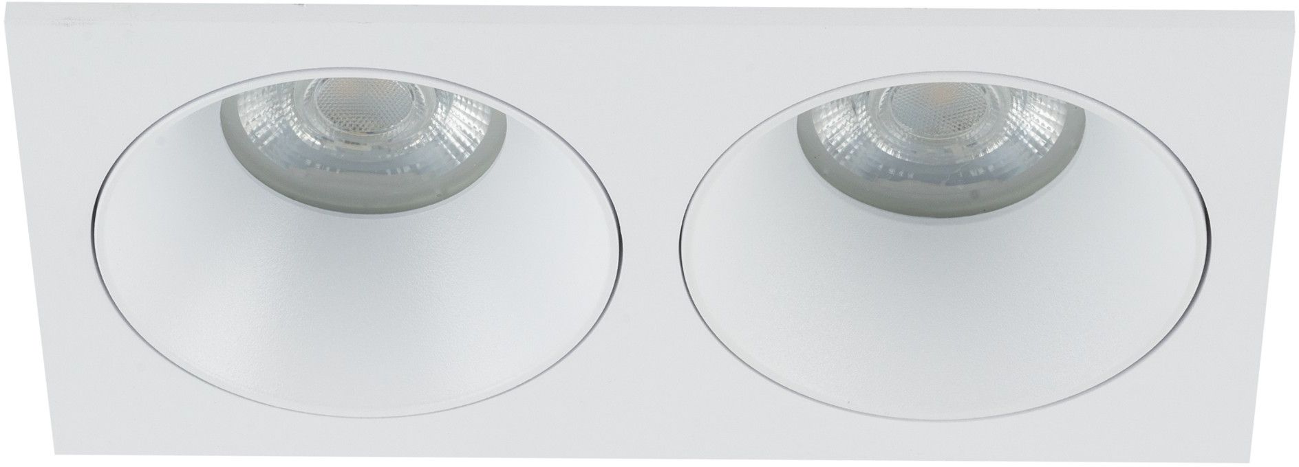 TK Lighting Prisma lampada da incasso 2x10 W bianco 10580
