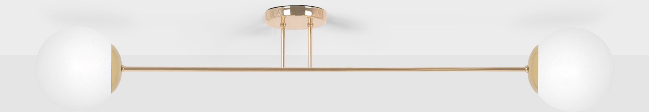 Kaja Lumia lampada da soffitto 2x15 W bianco-oro K-5405