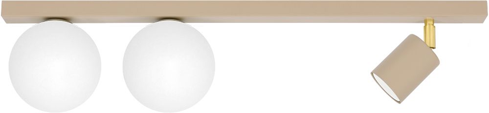 Kaja Aspa lampada da soffitto 3x10 W bianco-oro -beige K-5830