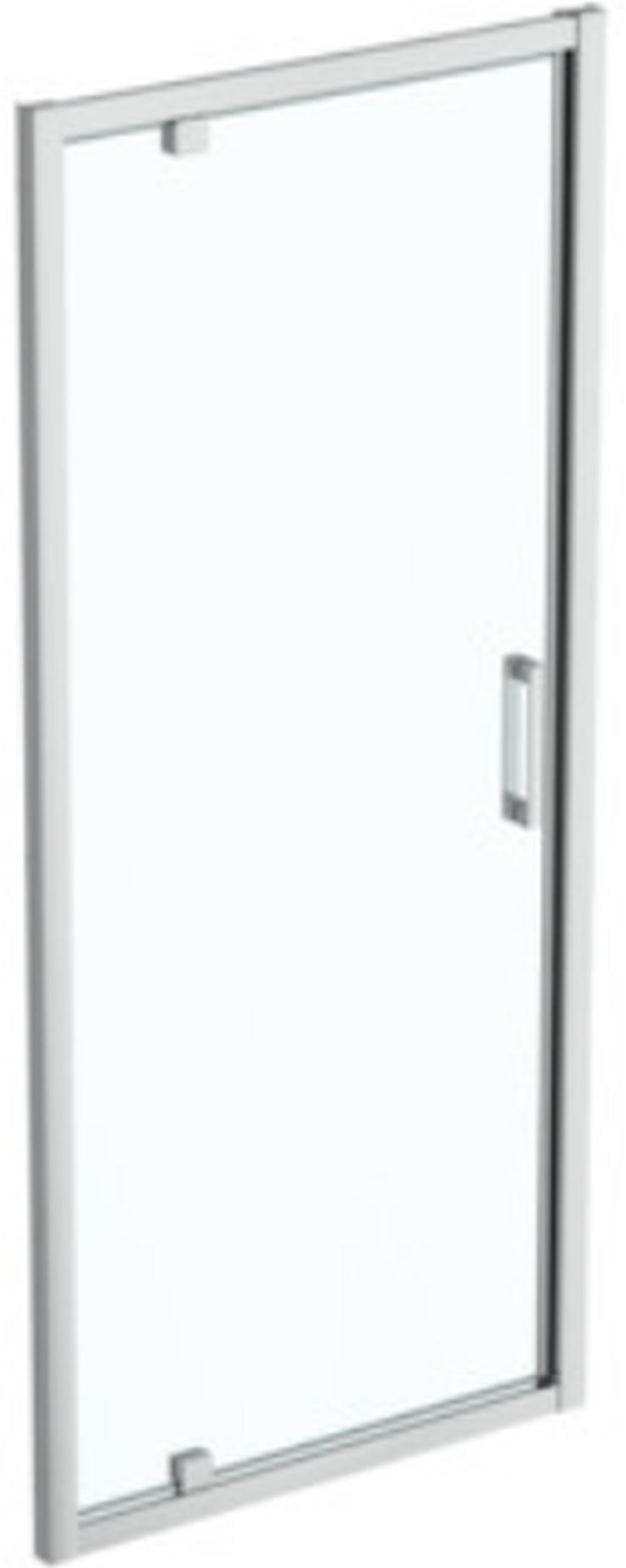 Ideal Standard Connect 2 porta doccia 90 cm a battente argento opaca/vetro trasparente K9270EO