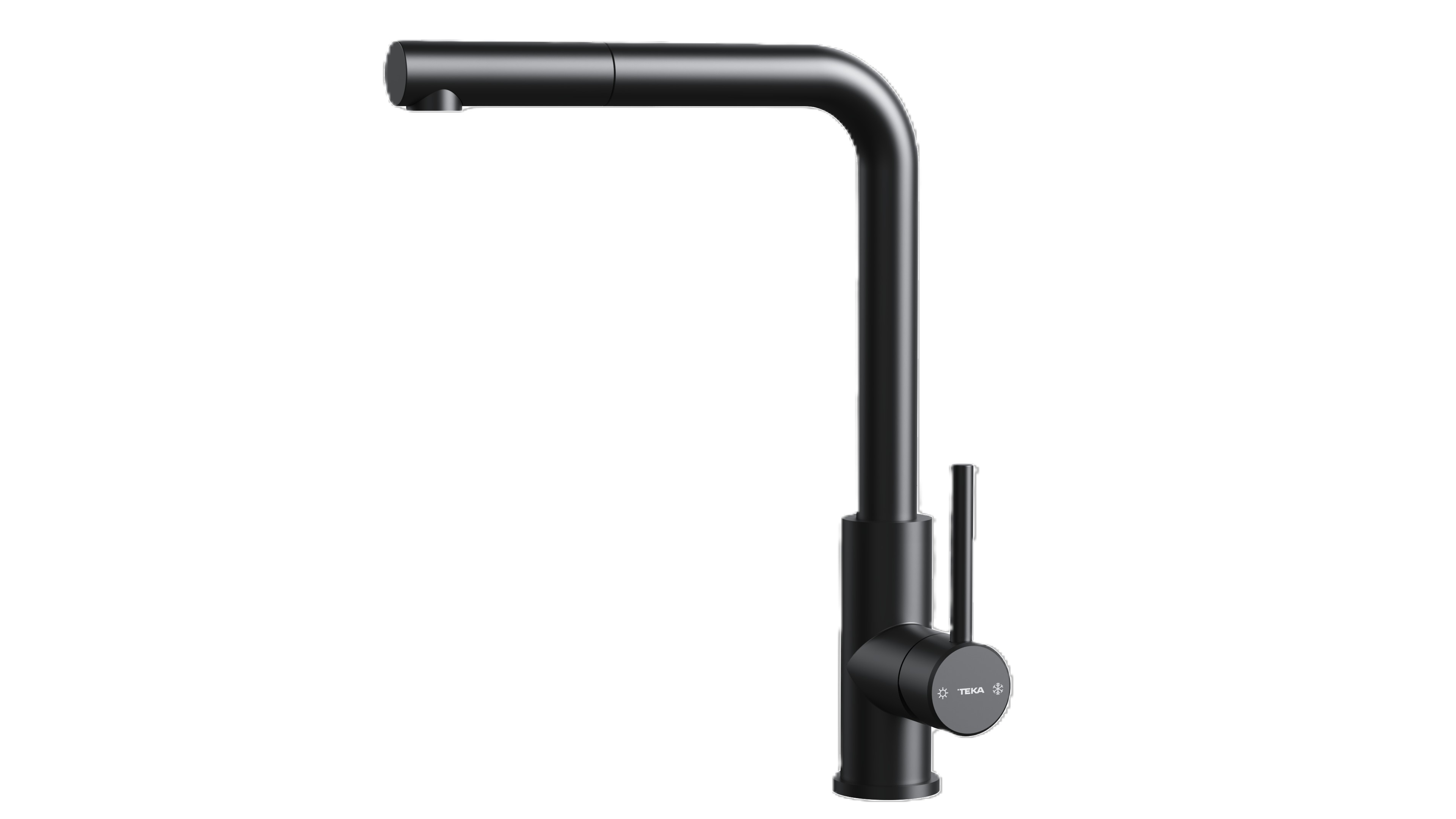 Teka Uni rubinetto da cucina verticale nero 116020023